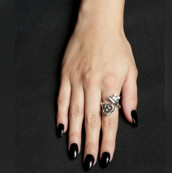 Femme Metale Jewelry - Femme Metale Key Ring, Adjustable, VGUC